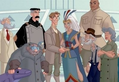 Атлантида мультфильм 2 дисней