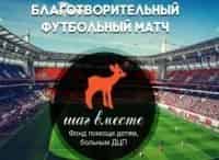 Футбол. Благотворительный товарищеский матч Шаг вместе
