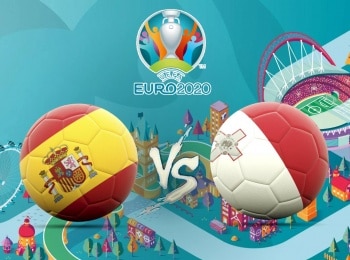 Футбол. Чемпионат Европы-2020. Отборочный турнир. Испания - Мальта