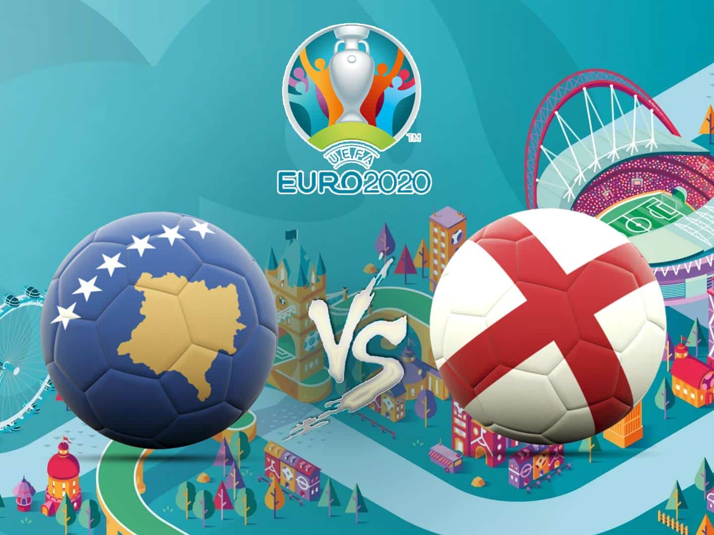 Футбол. Чемпионат Европы-2020. Отборочный турнир. Косово – Англия