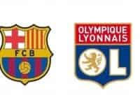 Футбол. Лига чемпионов. 1/8 финала Барселона Испания - Лион Франция