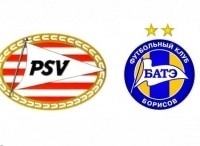 Футбол. Лига чемпионов. Раунд плей-офф ПСВ Нидерланды - БАТЭ Белоруссия