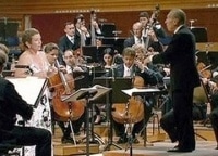 Клаудио Аббадо, Кристина Шёфер и Люцернский фестивальный оркестр