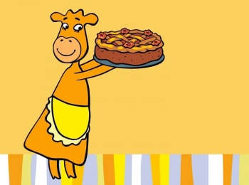 Оранжевая корова Ягодный пирог