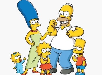 Симпсоны Барт-портящий флаг