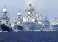 Торжественный парад к Дню Военно-морского флота РФ