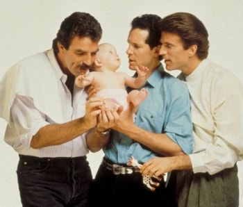 Трое мужчин и младенец